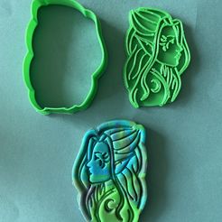 C1CD7809-6231-4083-9CB6-8056188080D6.jpeg Archivo 3D Cortador de galletas Pixie Lady・Idea de impresión 3D para descargar