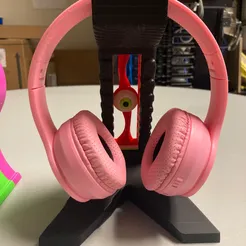 IMG_6730.jpg STL file The Watching Stand (Headphone Stand)・3D printable design to download