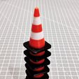 02.jpg Download free STL file Traffic cone 1/10 scale • 3D printing model, robroy07