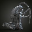 untitled.264.jpg alien yoga 3d print model V2