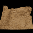 3.png Topographic Map of Oregon – 3D Terrain
