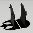 tope para libros star wars bases 1.png 3D file book holder star wars - millennium falcon・3D printing design to download