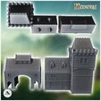 4.jpg Large medieval half-timbered building with stone tower and triple arches (20) - Medieval Gothic Feudal Old Archaic Saga 28mm 15mm RPG