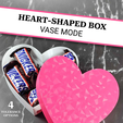 product-photo_karenchaudesigns-1.png Vase Mode Heart-Shaped Boxes | 3 sizes, 4 tolerance options | Valentine's Day Gift Box