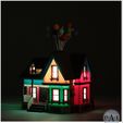 LAMP001.jpg Carl & Ellie's House - Pixar Up Movie night light - Big build