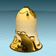 4.png Descargar archivo STL Litografía de campanas de Navidad LES MINIONS • Plan para imprimir en 3D, GREG3D
