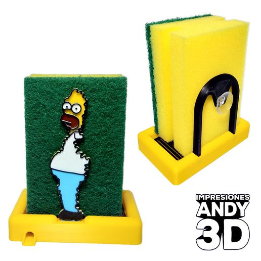 3D printing Bush Homer sponge holder • made with Ender 3・Cults