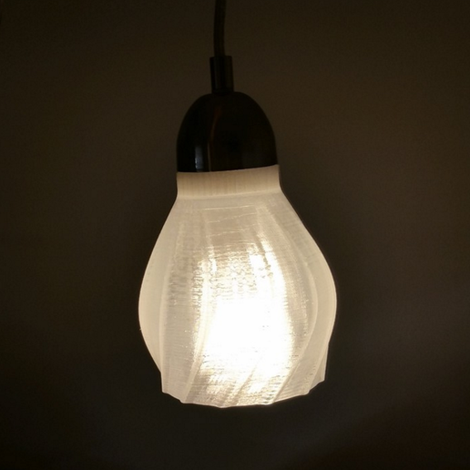 Wavy Twist Pendant Light Shade