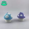 mushroom_5.jpg Cute Mushroom Friends Clicker Keychain Bundle