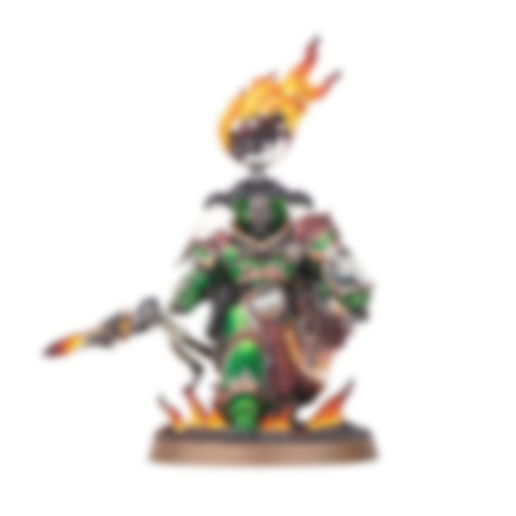 Big Flaming Space Guy That Apparently Really Likes Lizards and wearing Green