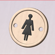 pic_03_female.png WC Toilet Door Signs 3" MALE FEMALE DISABLED Symbol