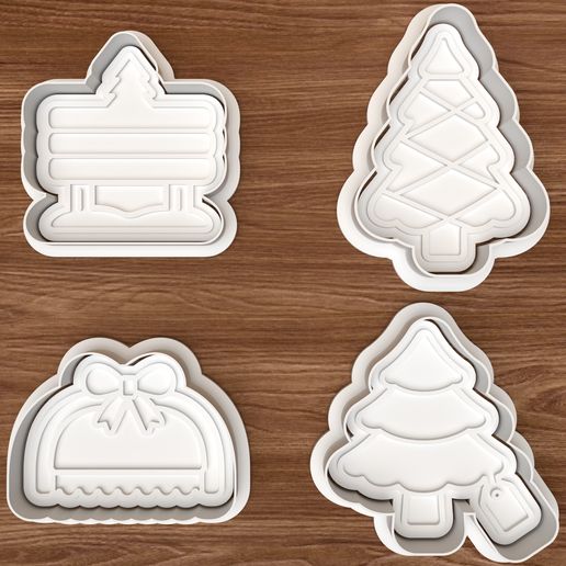 Christmas Tree Farm Cookie Cutter Set
