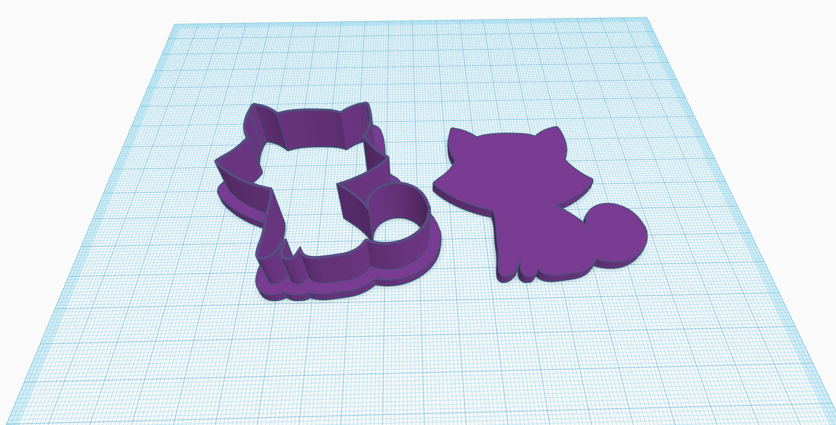 kitty-shape-4-cutter-1.png Archivo STL Cortador de galletas, cortador de arcilla polimérica en forma de gato, gatito, gatita, juego 4PCS・Idea de impresión 3D para descargar, Allexxe