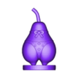 Funny Pear in Underpants – Playful Fruit Series.stl Lustige Birne in Unterhosen - Playful Fruit Series