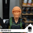 2.png Grid Iron head for 6 inch Action Figures
