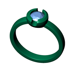 01-1.png STL file Diamond Ring・Model to download and 3D print