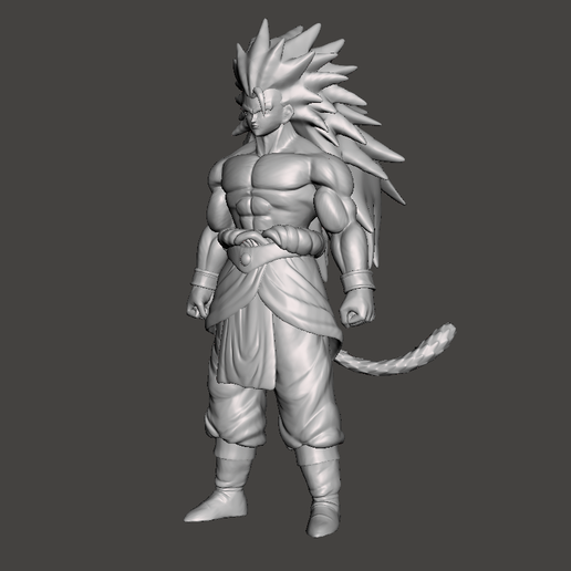 Basaku Saiyan Berserker 3D Model 3D model