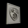 04.jpg Brooklyn Nets Logo Relief 3D print model
