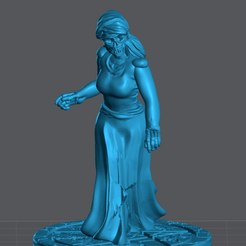 morte-vivante1.png Файл STL фигурка живого мертвеца (v1)・3D модель для печати скачать