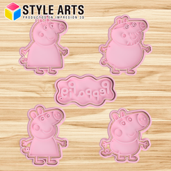 PEPPA-PIG.png Peppa Pig cookie and dough cutter - Cookies