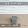 MUMI-CLICK-CLACK-MONEY-BOX-PEN-HOLDER-1.jpg MUMI - CLICK CLACK - MONEY BOX+PEN HOLDER