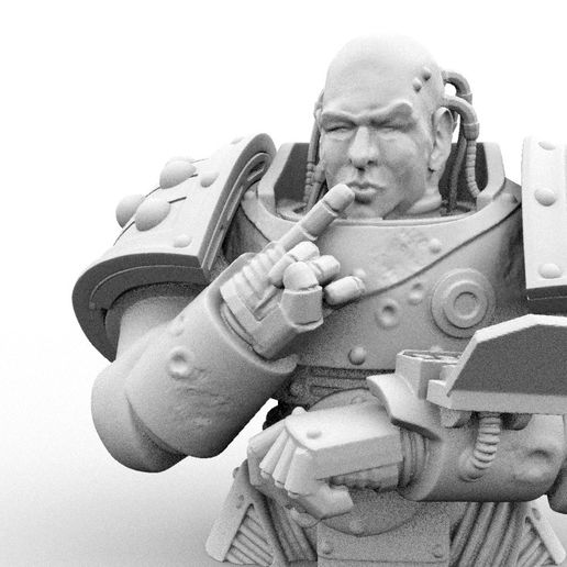 🦸 Decurion IW Dr. Evil・Free 3D File for ・Cults