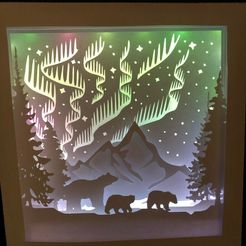il_794xN.3217215925_ll9r.jpg STL file polar bear lightbox lamp・3D printable design to download