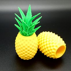 27baafa136d716beb9083621d2c2a792_display_large.jpg Бесплатный STL файл Pineapple Container・Идея 3D-печати для скачивания