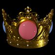 2.jpg 3D Model of Princess Peach Crown for 3d printing, movie desing