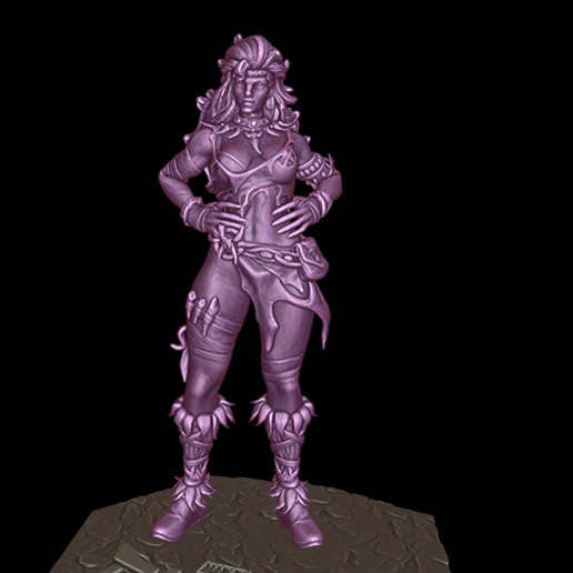 blender_oJ5MG0PfAg.png Figurine Rogue Redux Costume Marvel Rivals Custom Figurine Holiday GIft