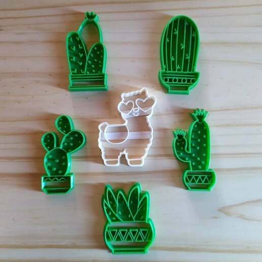 Cactus Cookie Cutter 3D model