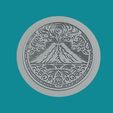 b_67.jpg Volcano Medallion Volcano 3d Print Model