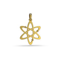 model 4.255.jpg Fichier STL Pendentif atome・Modèle pour imprimante 3D à télécharger