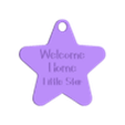 Estrella nacimiento v1.stl Welcome Home - Baby Shower Sign Star