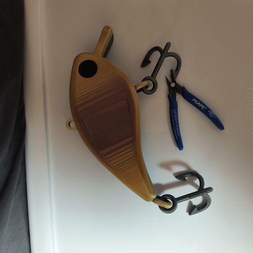 giant fishing lure, 3D model