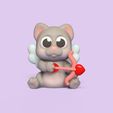 Cod290-Cupid-Cat-1.jpeg Archivo 3D Gato Cupido・Plan de impresión en 3D para descargar