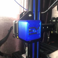 IMG_1893.JPG Free STL file Ender 3/pro X-axis cover with/without logo・3D printable model to download
