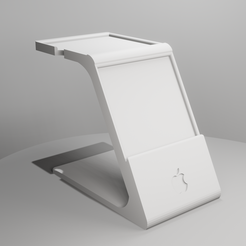render_001.png STL-Datei MagSafe Apple - Doppelständer・3D-druckbare Vorlage zum herunterladen