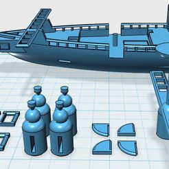 airship8.png Free STL file Steampunk - Airship・Design to download and 3D print