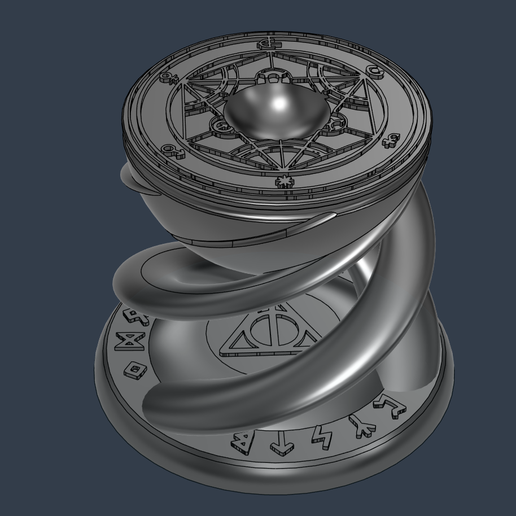 Harry Potter Fan Art Golden Snitch Stand Gemstone Stand (Golden Snitch)