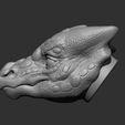 Drache0201.jpg 3D Model Dragon Head, Art Dolls