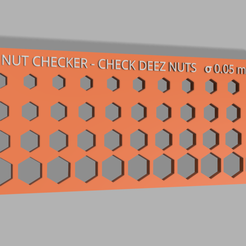 14797f08-9575-4bb1-b51c-45ca4bb49e66.png 3D-Datei Nutchecker - M3 - M4 - M5 - M6 (Toleranzprüfung) kostenlos・3D-Drucker-Modell zum herunterladen
