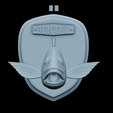 Dentex-head-trophy-29.png fish head trophy Common dentex / dentex dentex open mouth statue detailed texture for 3d printing