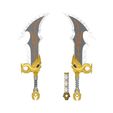 InShot_20220921_095309829.jpg Blades of Chaos with variable hilts | Updated 2022 | God Of War | By CC3D