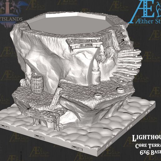 resize-7.jpg -Datei Sky Islands: Lighthouse herunterladen • 3D-Drucker-Vorlage, AetherStudios