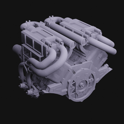 foto.png STL file bugatti engine・3D printable model to download, tgdani