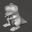 859e1835b133ed319e4700fd098dd43d_preview_featured.jpg Free STL file T-rex・3D printing template to download