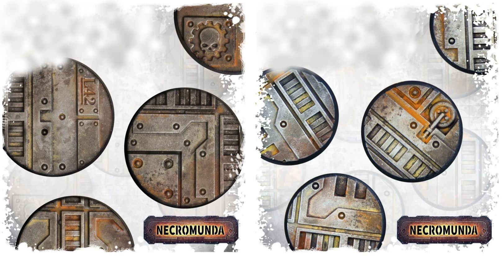 Details about   Frostlands Round Bases 60mm x3 Space Wolves Themed 3DPrint Unpainted FDM/Resin 
