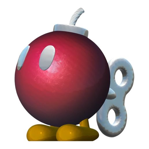 💣 Bob-omb Buddy 3D Print Model – HD Solid One-Piece Collectible