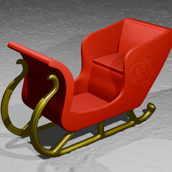 sleigh.png Santa Sleigh Decoration
